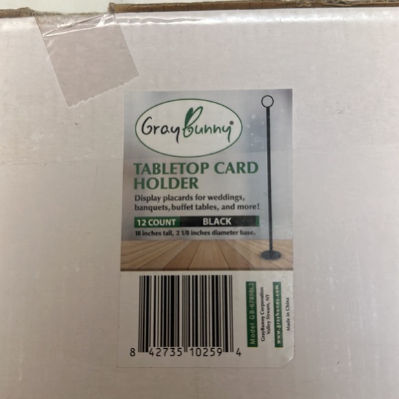 Tall Tabletop Place Card Holders - Picture 7 of 8